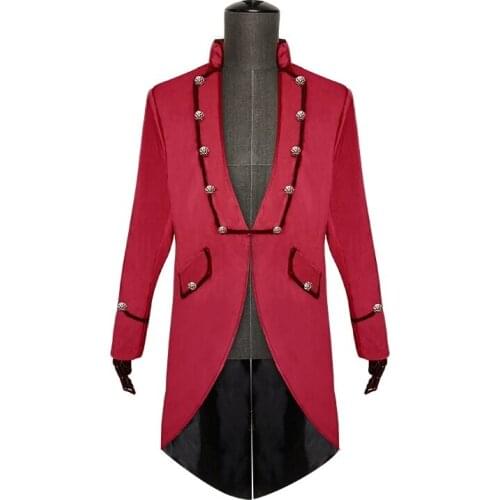 New Steampunk velvet tail jacket Gothic VTG Victoria in Pakistan costume Suit