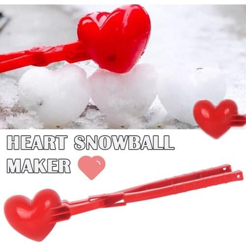 Winter Plastic Snowball Maker Clip Kids Outdoor Sand Snow Ball Mold Toys Snowman Clip Toy for Children SCIE999