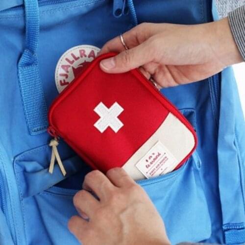 Mini First Aid Medical Kit Outdoor Travel Portable Camping Useful Medicine Storage Bag Emergency Survival Case Pill Storage Bags