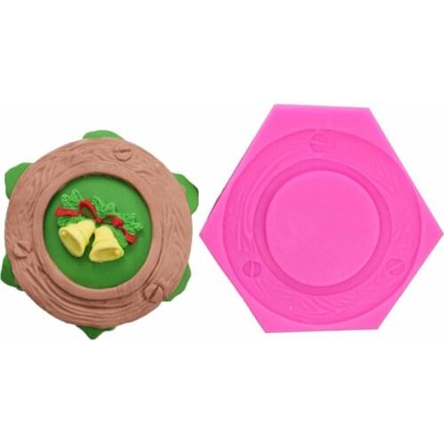 Festive & Party Supplies Round Frame silicone mold fondant Supplies cake decorating tools chocolate gumpaste molds T1150