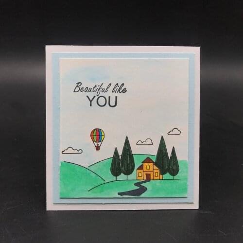 AZSG Different Country Landscape Clear Stamps For DIY Scrapbooking Decorative Card making Crafts Fun Decoration Supplies 15*15cm