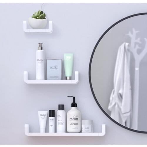 Rack Bathroom Bathroom Storage Shelf Rack Home Decoration Wall Storage Rack Bathroom Storage Organizer Household Items
