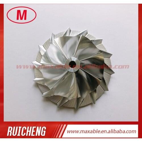 TD06 62.30/86.15mm 7+7 blades Reverse high performance turbo billet/milling/aluminum 2618 compressor wheel for Racing