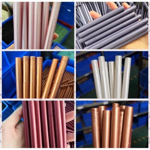 New 6 colors 30pcs / pack round stick bar office supplies and wedding invitation card wax seal glue gun use