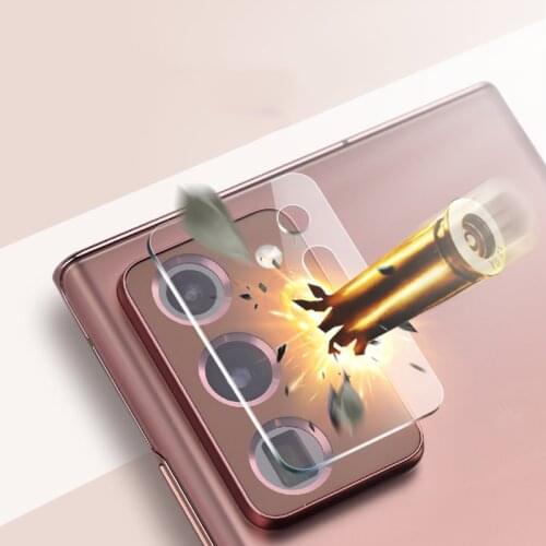 2PCS Camera Lens Glass For Samsung Galaxy A51 A71 Note 20 S21 Ultra Plus S20 FE S20+ A31 A21S M31 M21 A11 A51 Screen Protectors