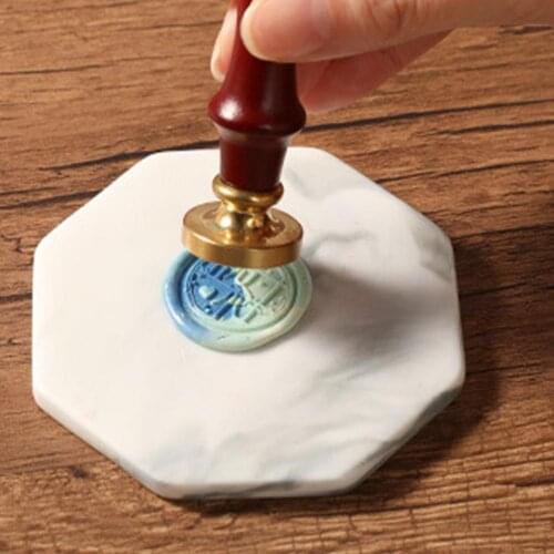 50% Hot Sales!!! Sealing Wax Backing Board Glossy Multi-functional Marble Wax Stamp Pad Paint Wax Stone for DIY