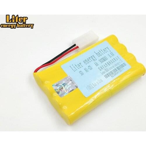 9.6V 900mAh Ni-Cd battery MJX 1559 8888 RC Car AA Battery Remote-controlled car electric toy accessories KET-2P white plug