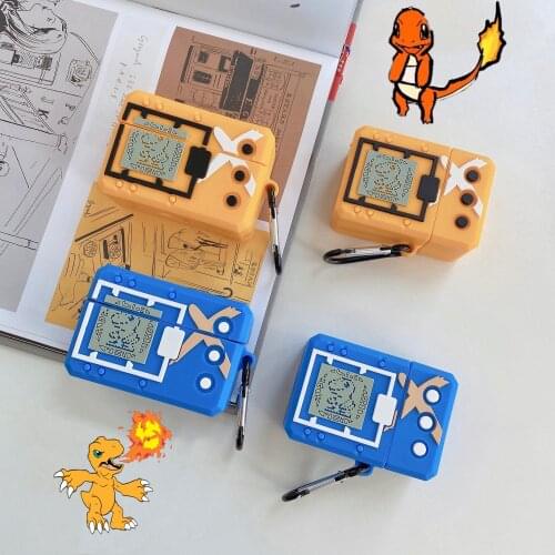 For AirPods1 2 Pro Earphone cases cartoon Digital Monster Silicone Protect Wireless Bluetooth Headset cover For Airpods 3 case