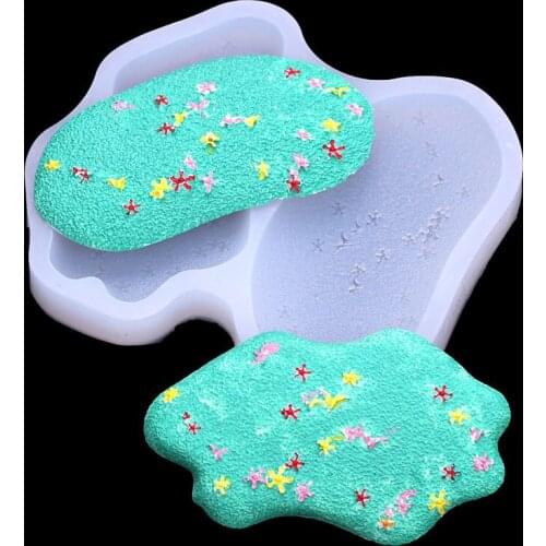 DIY Lawn Modeling Silicone Mold Hand Fondant Cake Mold 15-981