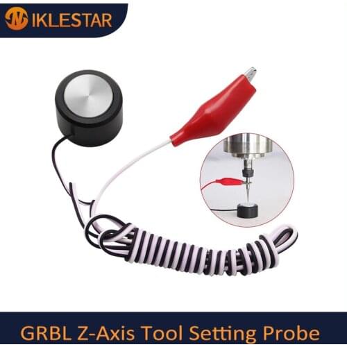 GRBL Z Probe CNC Z-Axis Router Touch Plate Tool Setting Probe Mach3 Router Auto-Check Instrumen for CNC Engraver Machines