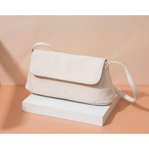 Single shoulder canvas underarm bag female 2020 summer new French retro niche design French bag