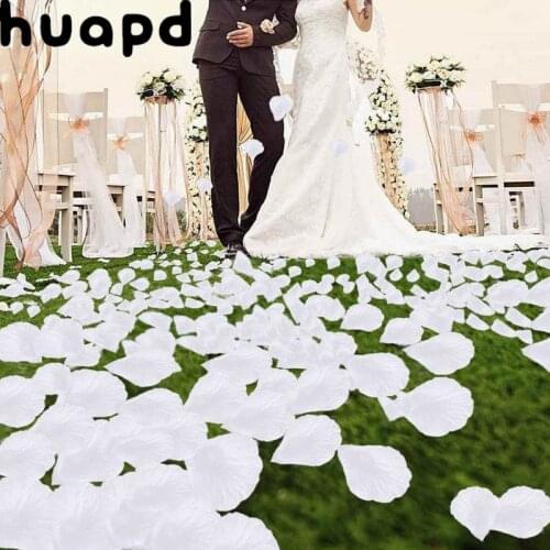 Artificial rose petals are used for wedding romantic silk rose flower wedding decoration bed bathroom supplies