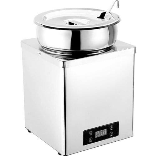 Stainless Steel Insulation Pot Large Capacity Electric Heating Pearl Sago Taro Ball Insulation Pot Milk Tea Shop