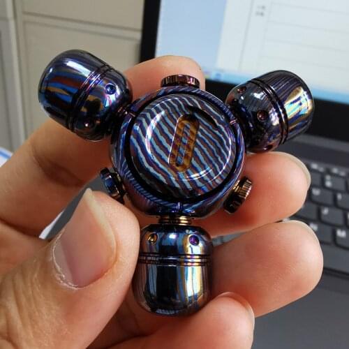 New Deformed Hand Spinner Stainless Steel Metal EDC Fidget Spinner Finger Stress Tri-Spinner Autism ADHD Anxiety Stress Toy