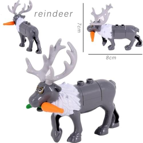 New Classic Building Bricks DIY Juguetes Bloques Compatible Mini Whale Farm City Animals Zoo Blocks Toys for Kids Fit Baseplate