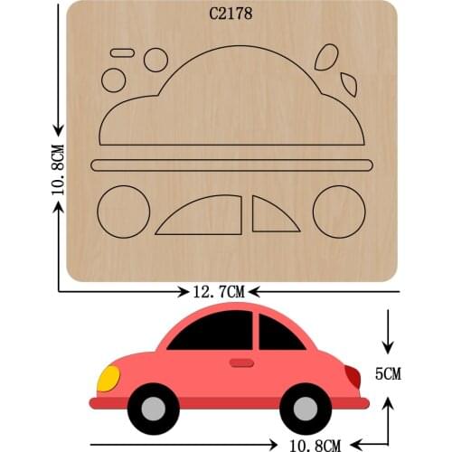 New Car Wooden die Scrapbooking C2178 Cutting Dies