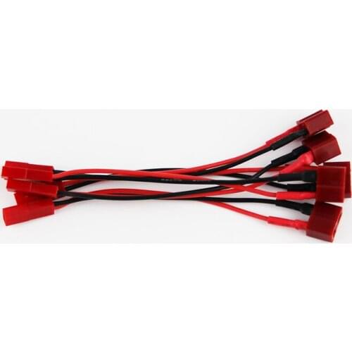 OliYin 5pcs/lot T Plug To JST Plug Female To Female Battery Adapter with 22AWG 10CM Cable For RC Camera Drone Accessories