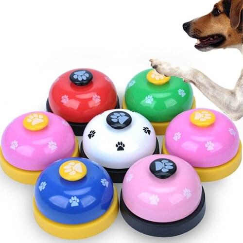 Dog Trainer Bells Training Cat Dog Toys Cat Interactive Toy Cutely Feeder Ring Trainer 1 Pcs Pet Accessories Pet Bell Supplies