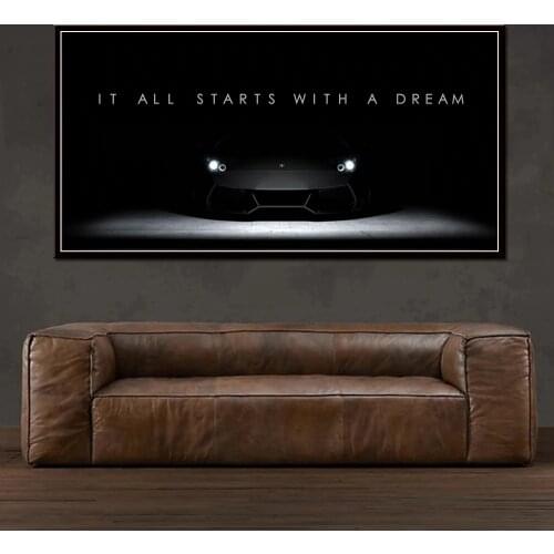 Home Decoration Poster Modular Pictures Wall Art HD Inspirational Success Quote Motivational Nordic Style Canvas Painting Prints