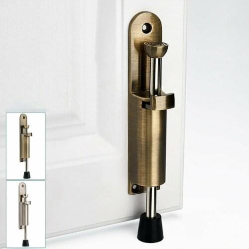 Adjustable Door Stopper Foot-Operated Lever. Automatic Holder Door Protective Stopper Kickdown Zinc Alloy Door Stops