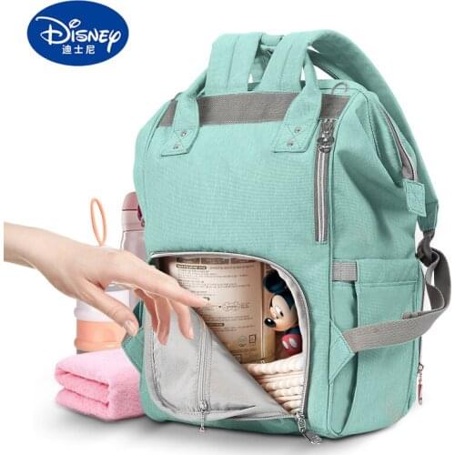 Disney Diaper Bag Fashion Mummy Maternity Nappy Bag Baby Travel Backpack Organizer Nursing Bag for Baby Care Mother & Kids