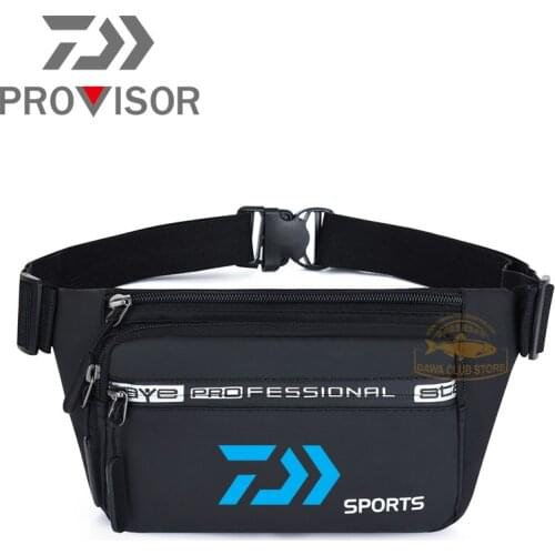 2021 DAIWA Fishing Bag Men Waterproof Fanny Pack Hip Bum Outdoors Fishing Travel Shoulder Purse DAIWA New Fishing Bag