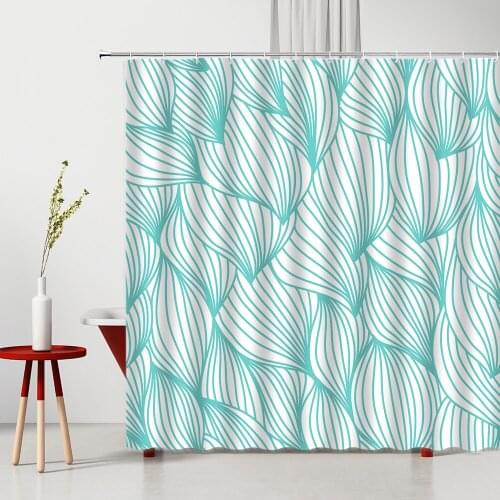 Printed Shower Curtain Bathroom Accessories Shower Anti-mold Bathroom Curtains Modern Bedroom Curtains Bathroom Accessories