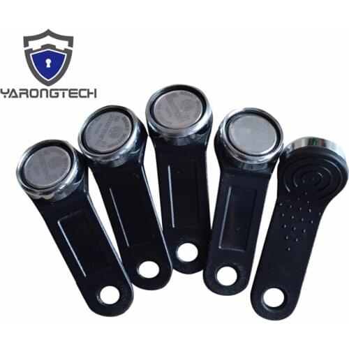 5pcs Ibutton DS1990A-F5 TM1990 with metal ring black handle