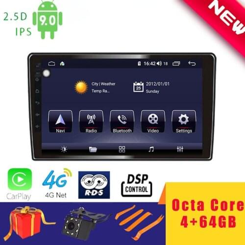 9" Android 10.0 Car Multimedia Player Stereo for Hyundai Elantra 2000~2012 Head Unit Octa Core DSP 2.5D+IPS 4G Carplay