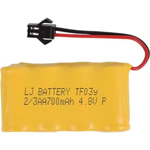 4.8v 700mah 2/3AA NI-CD M Battery Deformation robot remote control vehicle Rechargeable battery free shipping