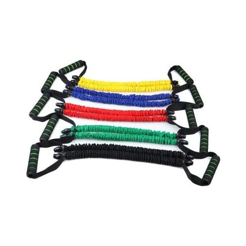 Anti-breaking double-tube stretcher chest expander multifunctional pull belt female chest muscle back muscle sports equipment