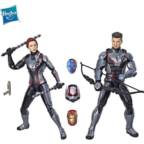 Hasbro The Avengers Series Hawkeye Black Widow Collection Action Figures Model Birthday Gift Adult Kids Toys Desktop Decorations
