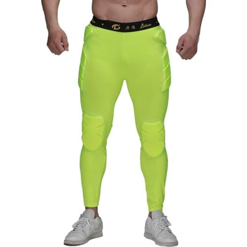 Rugby Soccer Training Pants Football Goalkeepers Pants Shorts Skating Sport Trousers Thicken EVA Sponge Kneepad Thigh Protection