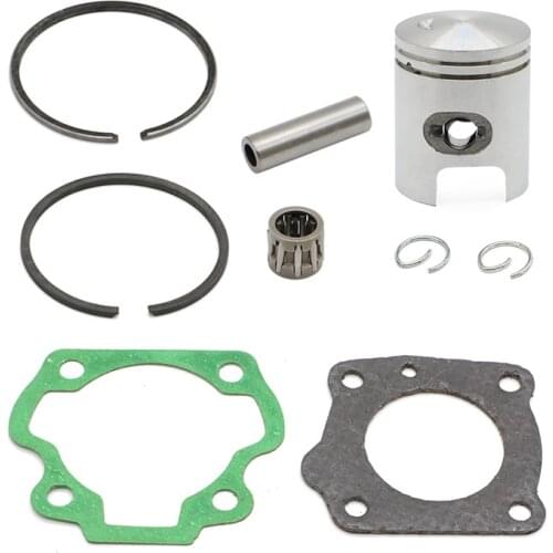 STD PISTON AND RINGS SET with Cylinder head gasket For HONDA NQ50 NC50 NU50 NS50 EXPRESS 50 HOBBIT SCOOTER