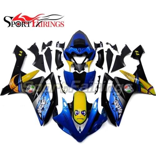 Motorcycle Full Fairing Kit For Yamaha YZF R1 YZF1000 07 08 YZF-R1 2007 2008 ABS Cowling Shark Blue Bodywork Spoilers Carenes