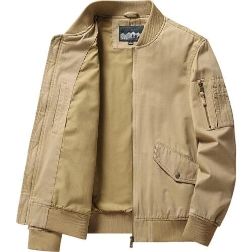 2021 mens bomber jacket winter plus velvet thick casual cargo jacket mens motorcycle clothing brand mens jackets and coats