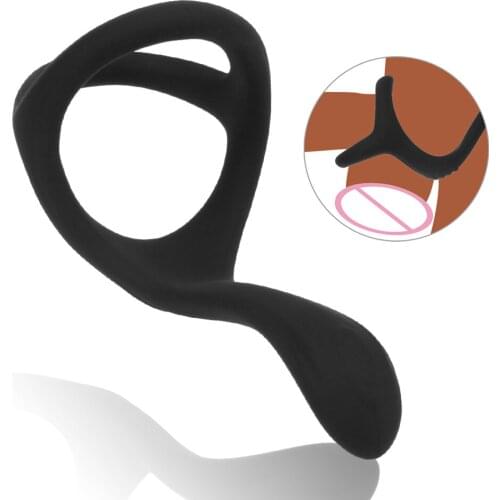 Soft Silicone Adult Sex Toys for Men Penis Rings Cock Ring Stretchy Lock Ring Adult Products Delay Ejaculation