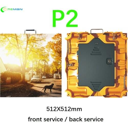 P3.91 P2 indoor rgb led painel de tv full color rental led screen panel 512x512 500x500