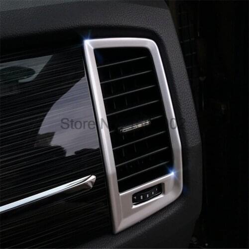 Fit For Skoda kodiaq 2016 2017 2018 Abs Matte Inner Air Conditioning AC Vent Cover Trim Decorative Outlet Frame 2pcs/set