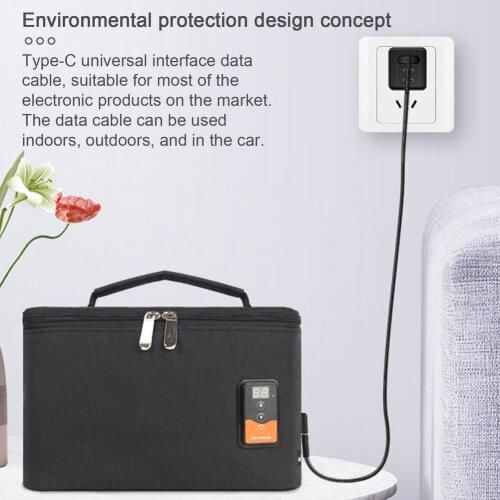 Large Capacity Car Milk Bottle Warmer Hanging Carrying Strap Buckle Design Portable Baby Bottle Bag Constant Temperature Heater