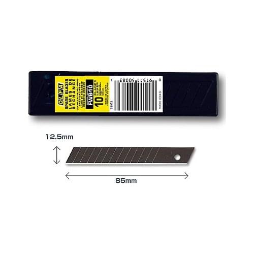 MADE IN JAPAN OLFA FWB-10 10 blades 12.5m Excell Black Ultra Sharp Blade for OLFA FWP-1