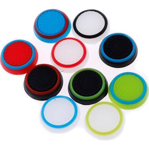 Silicone Analog Thumb Stick Grips Cover For PlayStation 4 PS4 Pro Slim For PS3 Controller Thumbstick Caps For Xbox 360 One