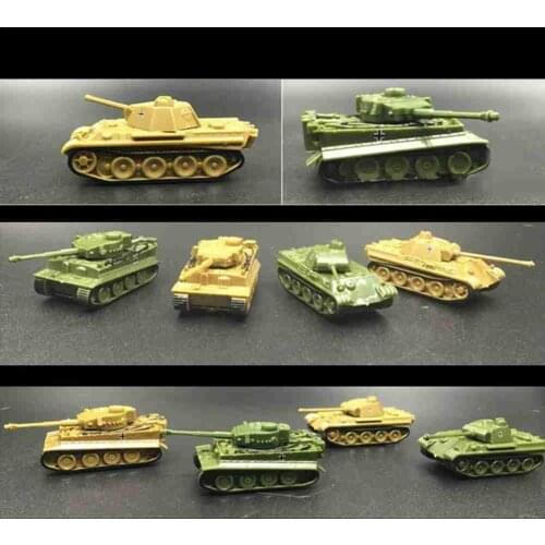 1:144 4D Tank Model Military Model Toys Plastic Assemble Tank Kits Assembling Military Sand Table Toys For Children Kids Boys