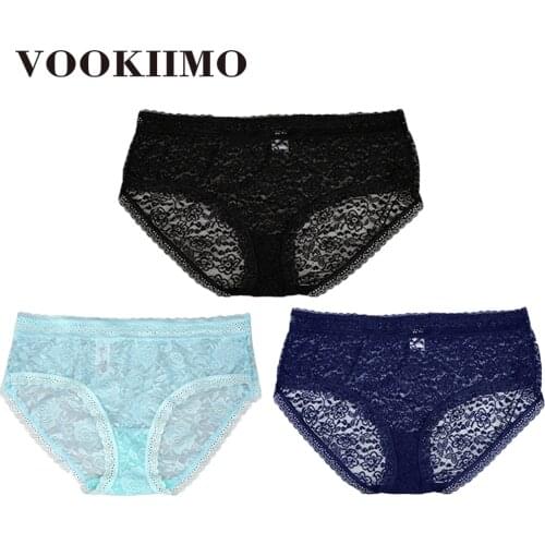 Sexy Hollow lace Panties Women Summer Thin Translucent Briefs Fashion Cozy Soft Cotton Panties Hi-cut Midi Intimates Underwear