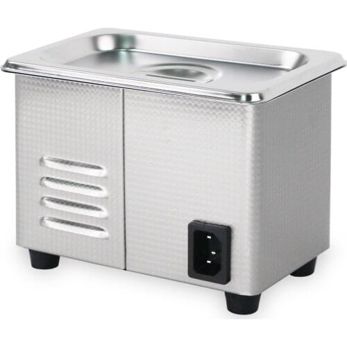 Ultrasonic Cleaner 60W 1.3L Bath Degas Heater Semi-Wave 40Khz Frequency Piezoelectric Sensor for Eyeglass Watches Jewelry Wash