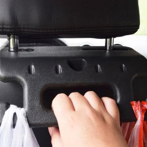 Car Seat Headrest Hanger For Backbag Hand Bags Storage Auto Hook Old Man Child Safety Armrest Grab Bar