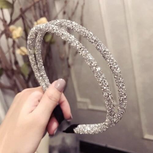 Vintage Full Pearl Thin Headbands Hair Hoops Retro Colorful Crystal Flower Pearl Water Drop Hair Accessories Headbands Wholesal