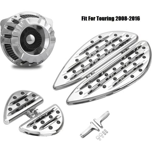 Air filter chrome front rear floorboards Shifter bracket hook Fit For harley electra glide tri glide FLHX FLHT FLHR FLTR 2008-20