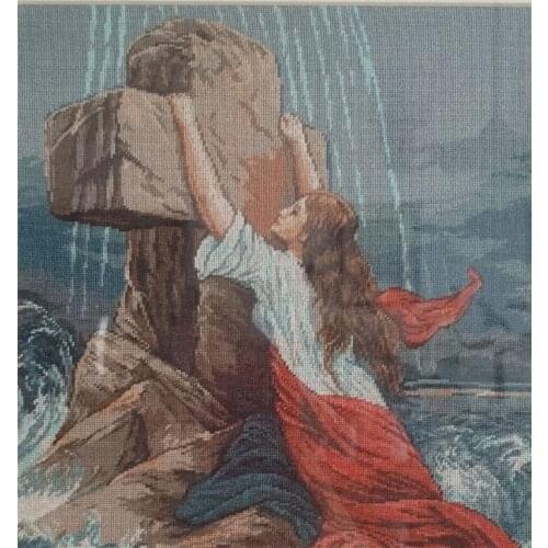 Supplier Embroidery Love and Faith Hobbyware Cross Stitch Pattern Maker with 100% Cotton Flosses & Free Shipping for Home Decor