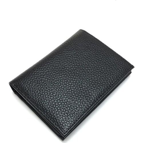 Aaby 100% Genuine Leather Women Wallets with Photo Pocket Short Wallets Multi-card Holders Women Wallet and Purse Money Bag Gift